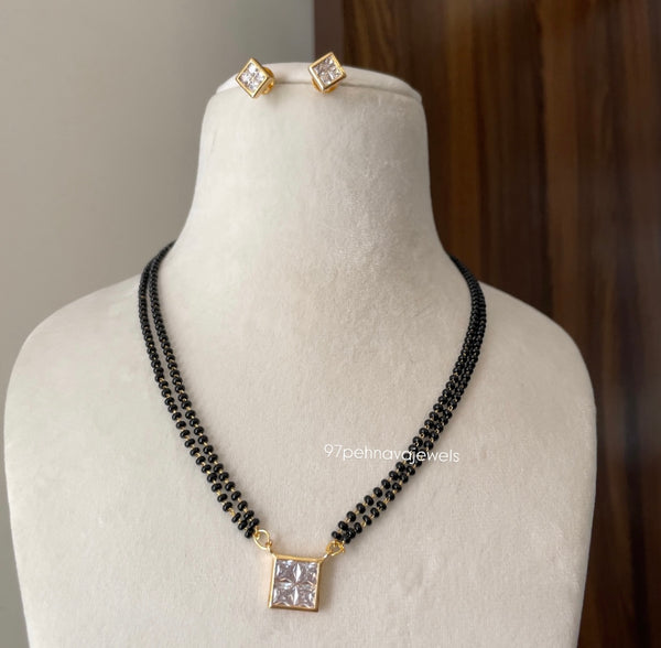 Ziha Mangalsutra With Earrings