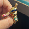 Peacock Jadau Ring