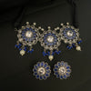 German Silver Zirconia Choker Set