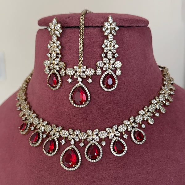 Fariya Cystal Necklace Set