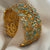 Jadau Gold Plated Turquoise Handcuff