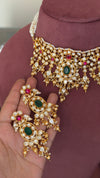 Radha Moissanite Choker Set