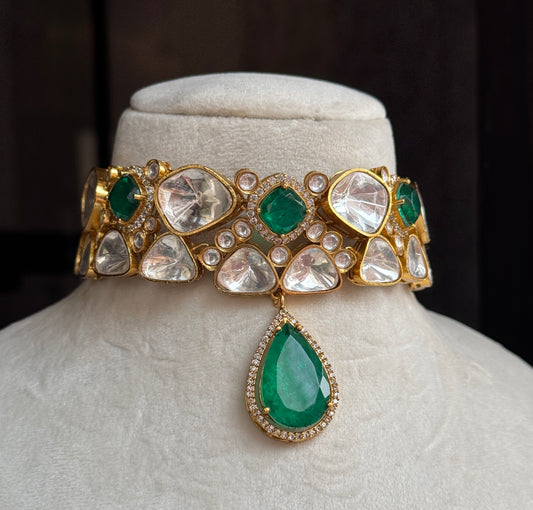 Uncut Kundan Doublet Choker Set
