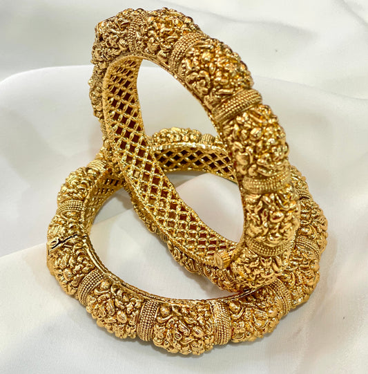 Aashi Gold Opening Bangles