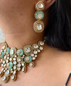 Statement Uncut Kundan Polki Necklace Set