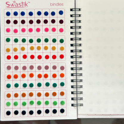 Plane Medium  Multicolored Bindi Book