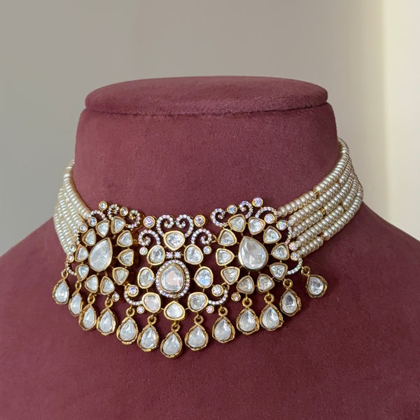 Tanisha Moissanite Necklace Set