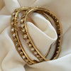 Triangular Polki Opening Bangles