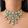 Statement Uncut Kundan Polki Necklace Set