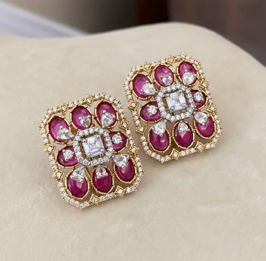 Doublet CZ Studs