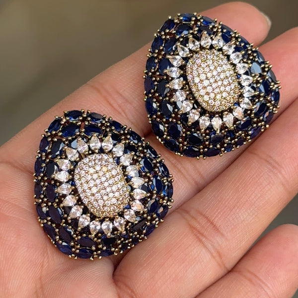 Triangular Cystal Studs