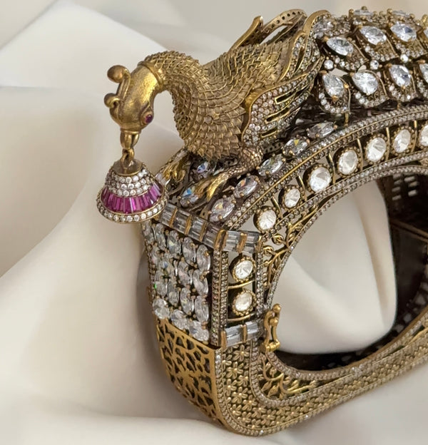 3D Peacock Statement Bracelet