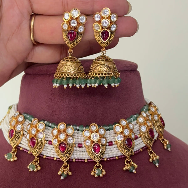 Mirya Kundan Premium Necklace Set