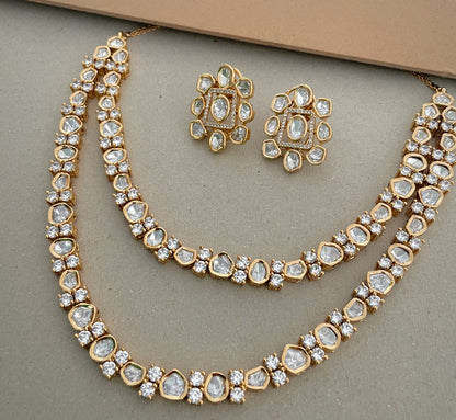 Diva Moissanite Layered Necklace
