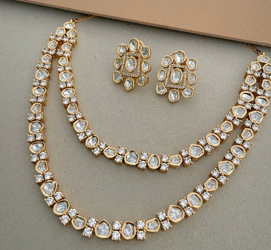 Diva Moissanite Layered Necklace