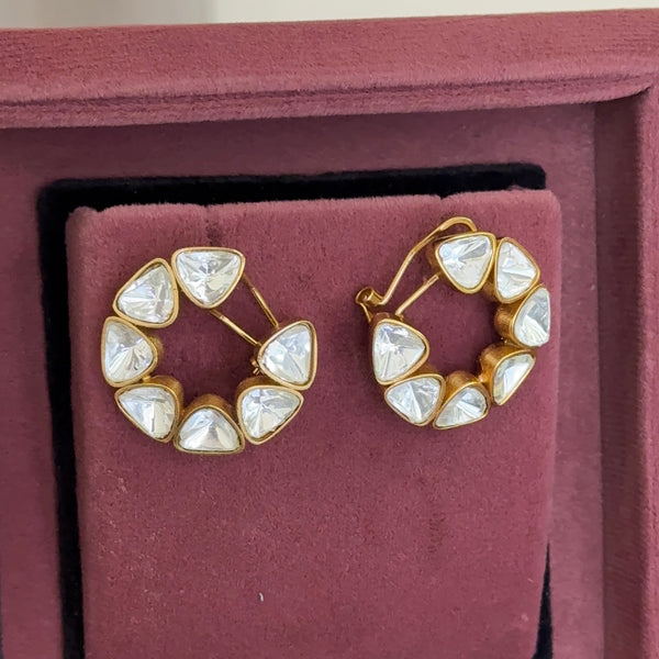 Olivia Uncut Polki Studs