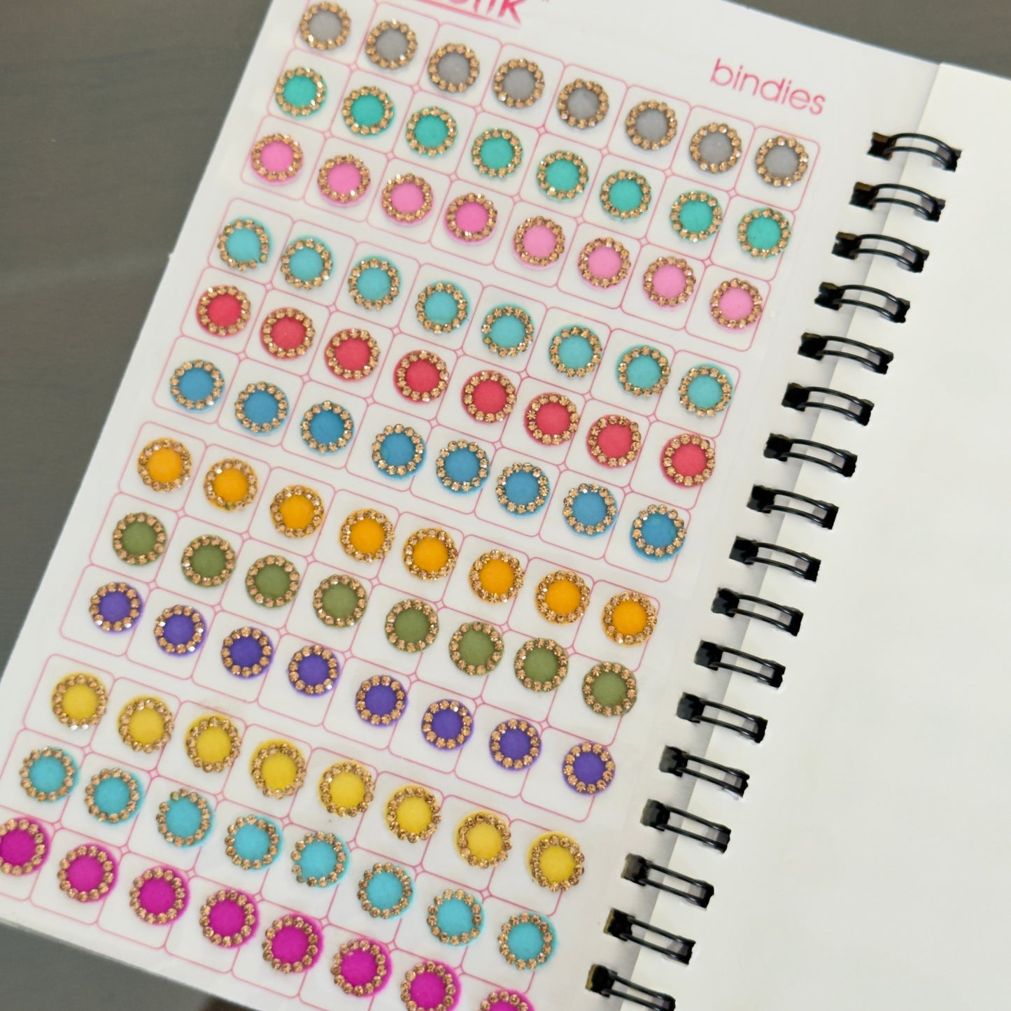 Pastel Full Border Bindi Book