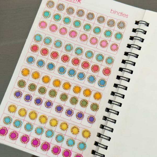 Pastel Full Border Bindi Book