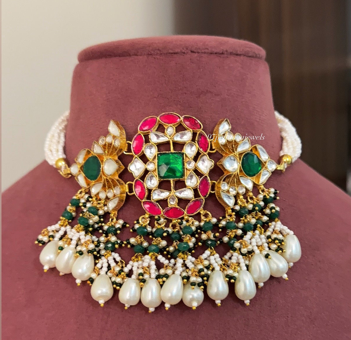 Swati Paachi Kundan Choker Set