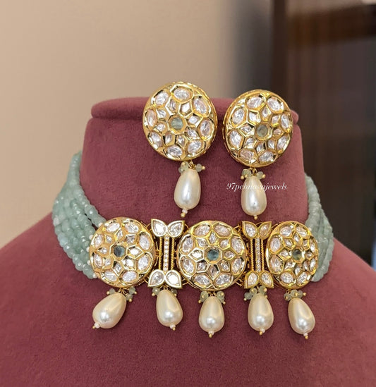 Nikhat Kundan Necklace Set