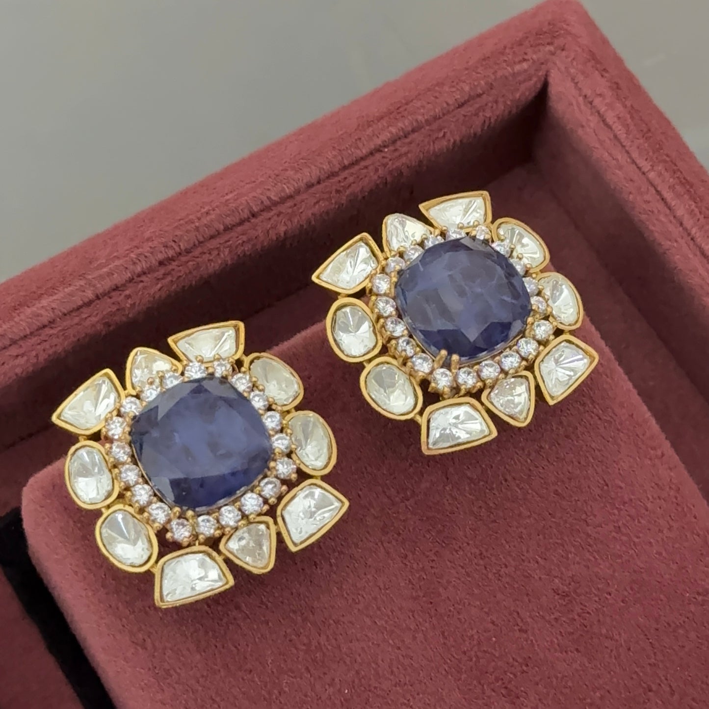 Siya Moissanite Doublet Studs