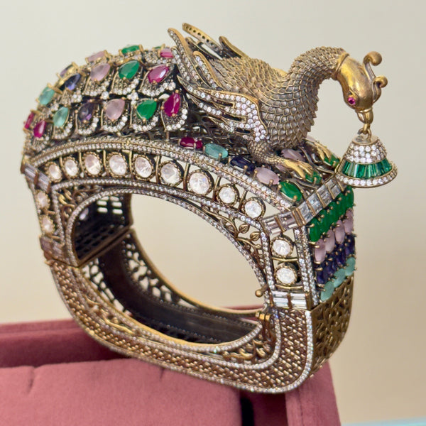 3D Peacock Statement Bracelet