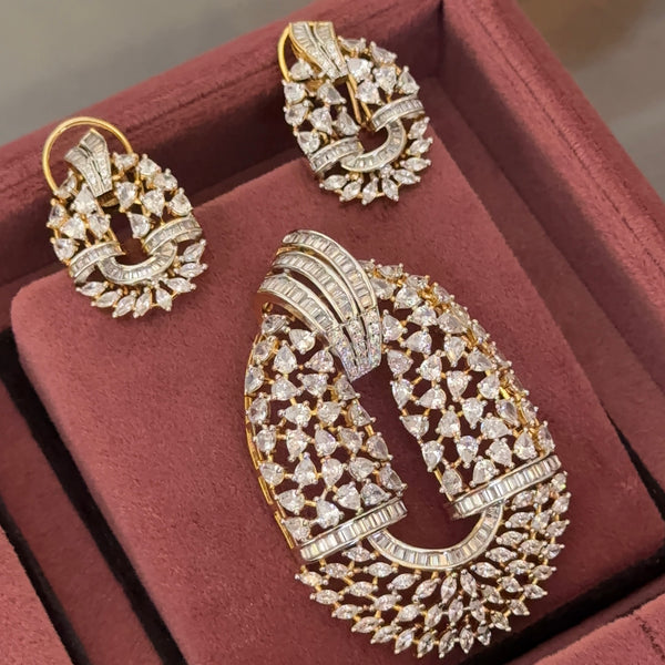 Veda CZ Pendant Set