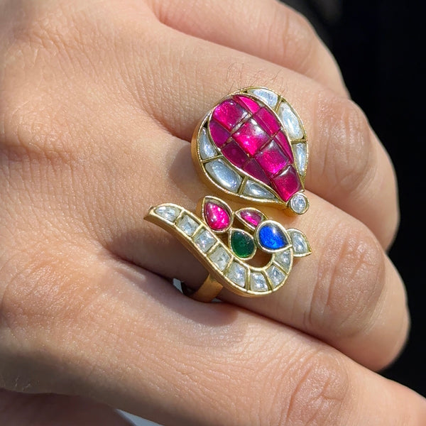 Isha Kundan Ring