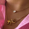 Elephant Layered Fusion Necklace Set