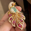 Peacock Adjustable Ring