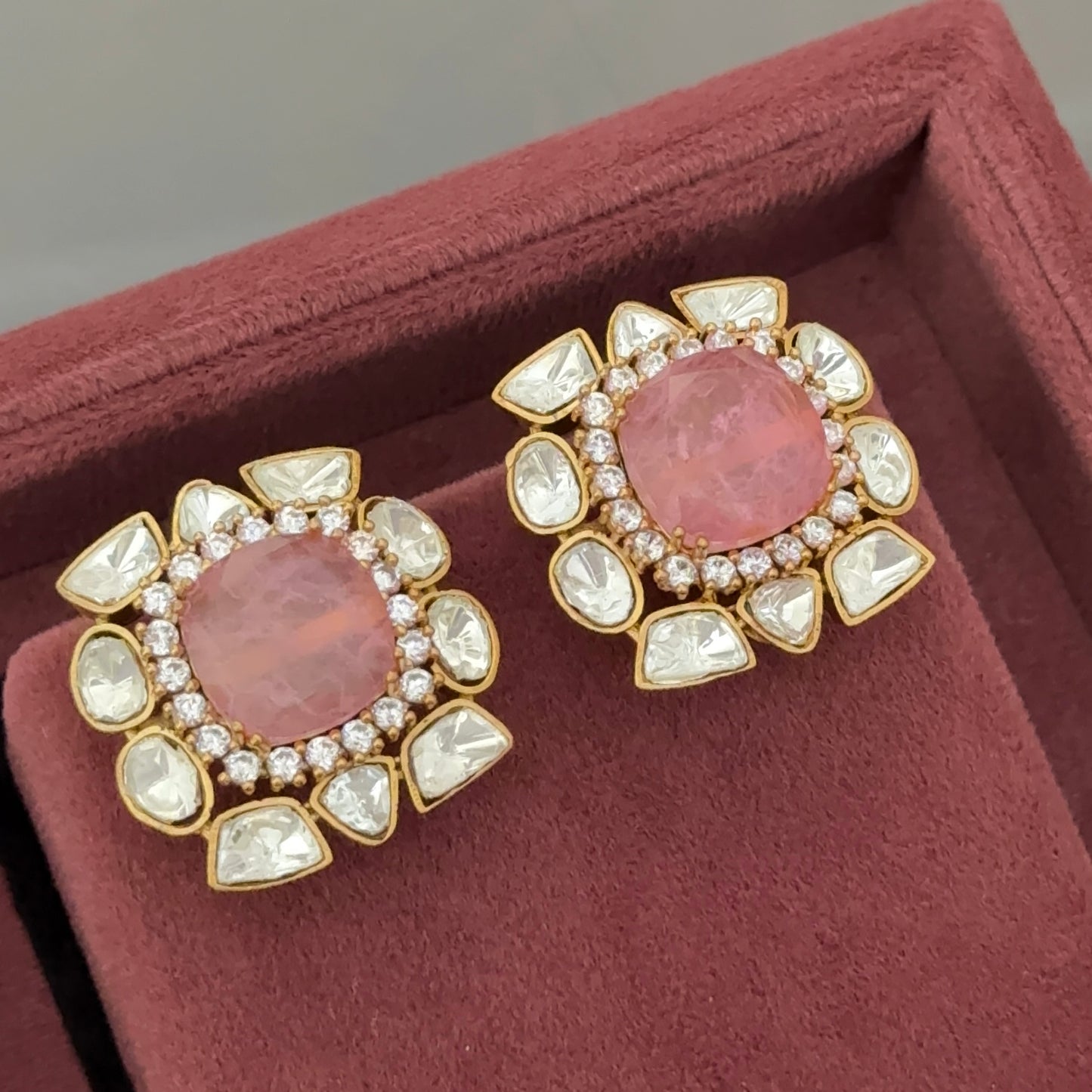 Siya Moissanite Doublet Studs
