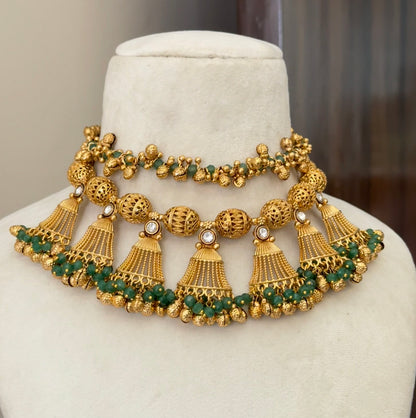 Rajwada Ghunghroo Necklace