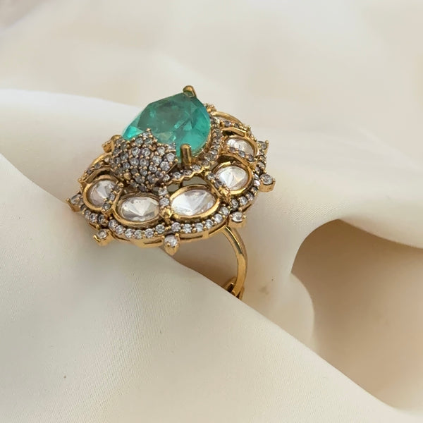 Vartika Moissanite Ring