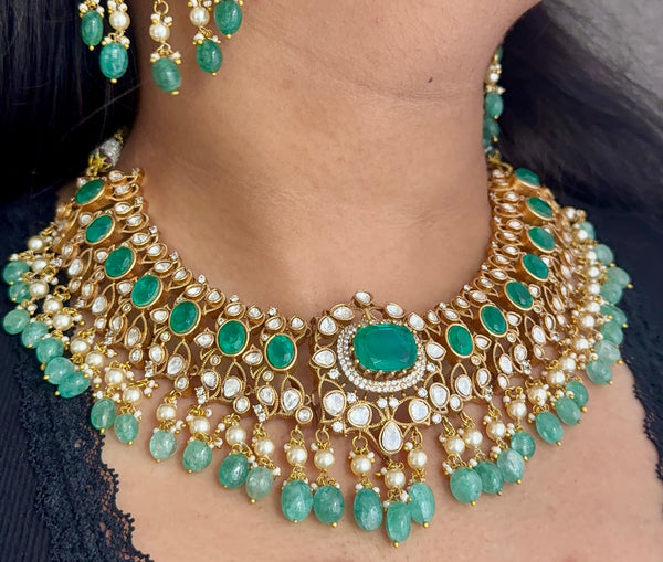Netra Moissanite Necklace Set