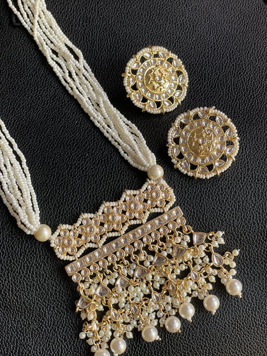 Long Kundan Necklace