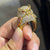 Owl Face Adjutstable Ring