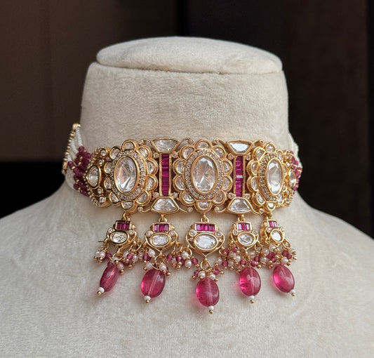 Nazia Polki Choker Set