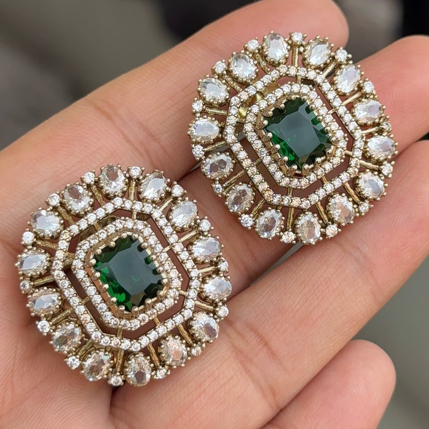 Vandani Crystal Studs