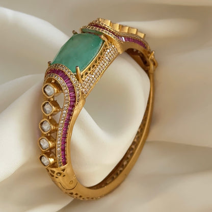 Doublet Moissanite Opening Bracelet