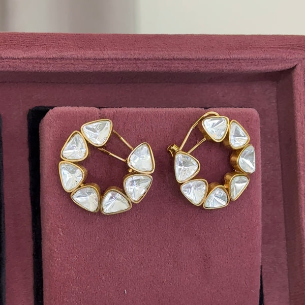 Olivia Uncut Polki Studs