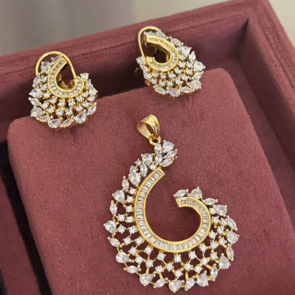 Aakriti CZ Pendant Set