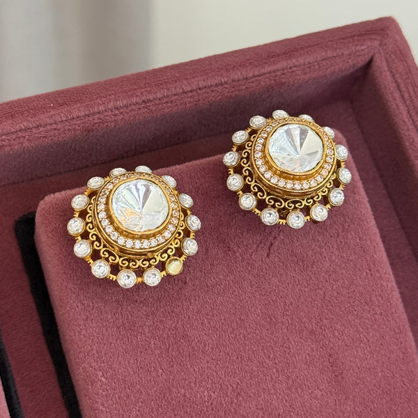 Natasha Polki Studs