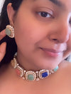 Jevika Navratan Sabya Choker Set