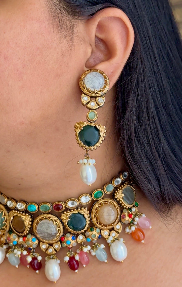 Premium Sabyasachi Inspired Fusion Set