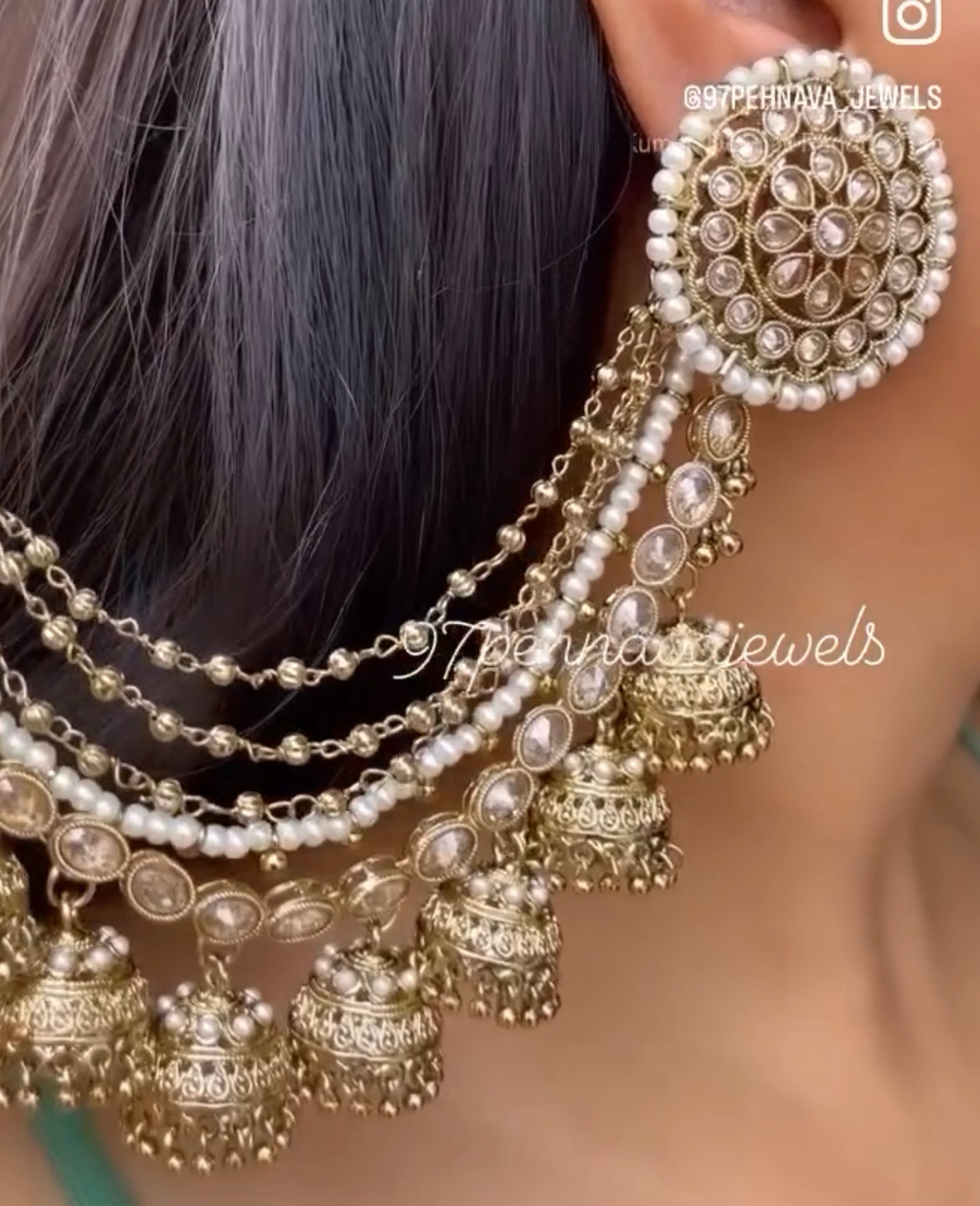 Damini Earrings Tikka Set