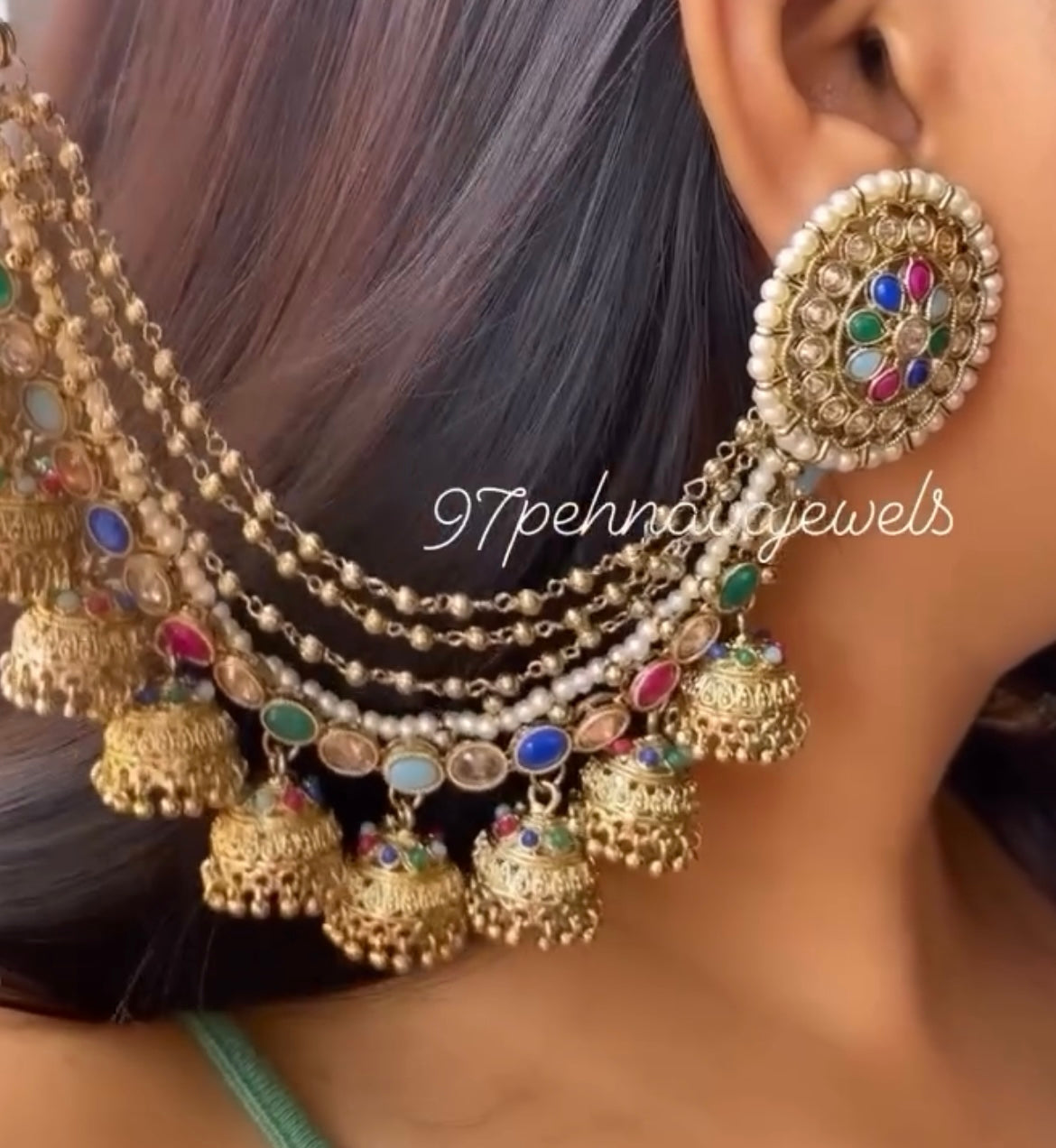 Damini Earrings Tikka Set