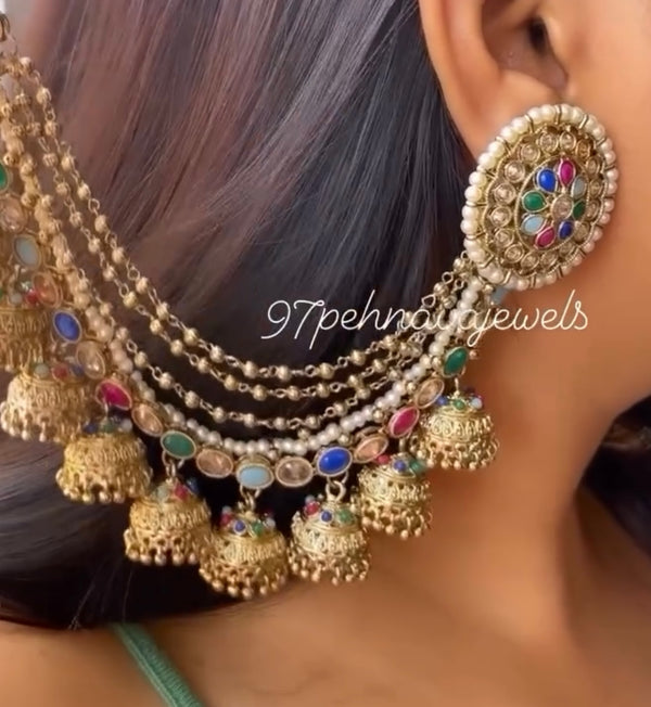 Damini Earrings Tikka Set