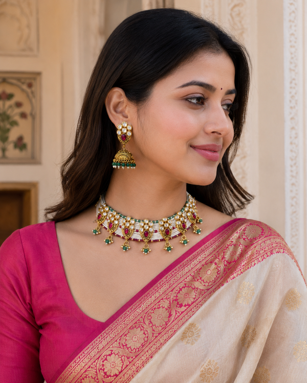 Mirya Kundan Premium Necklace Set