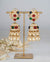 Dviya kundan jhumkas